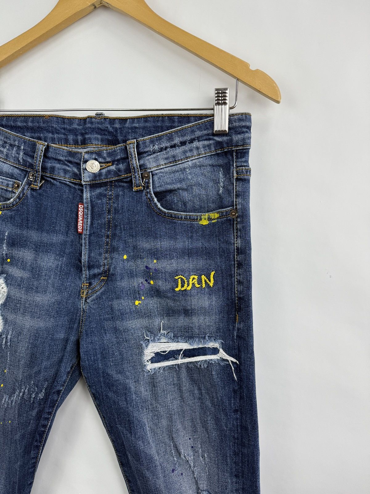 Dsquared2 🇮🇹 Dsquared2 Jeans Made In Italy Rare Retro Hype Y2K Size US 30 / EU 46 - 6 Thumbnail