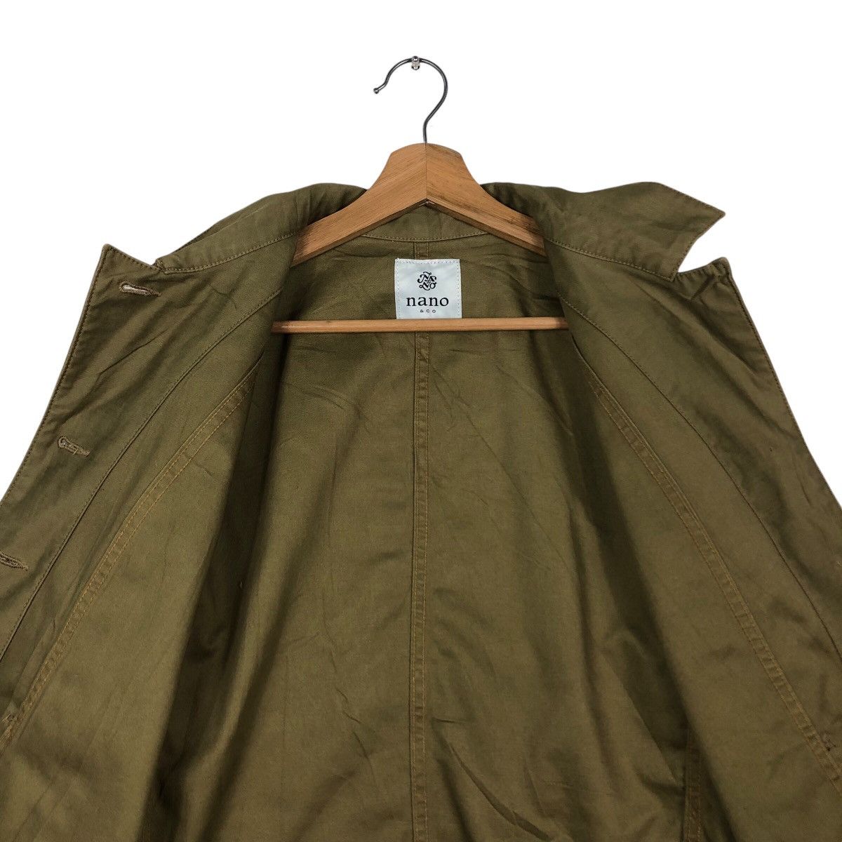 Japanese Brand 📌Vintage Chore Jacket Work Button Nano & Co Issey Miyake Size US M / EU 48-50 / 2 - 15 Thumbnail