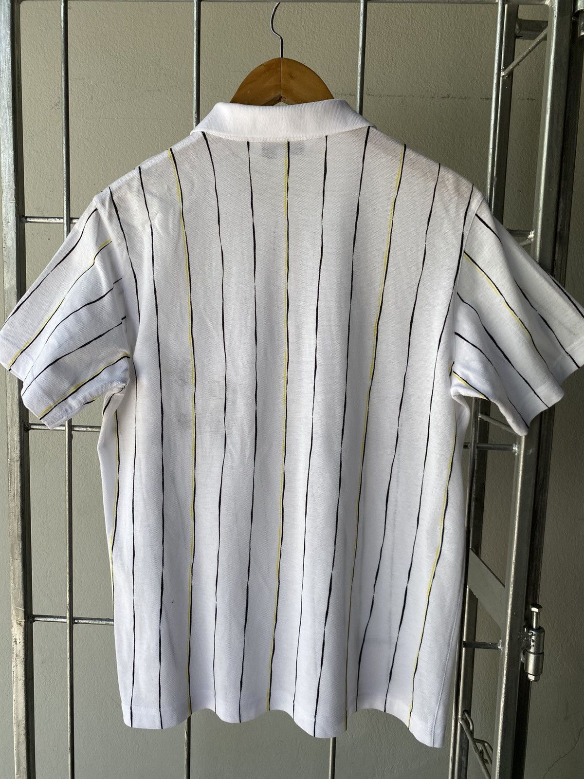 Dior Christian Dior stripped white polo shirt with embroidery Size ONE SIZE - 2 Thumbnail