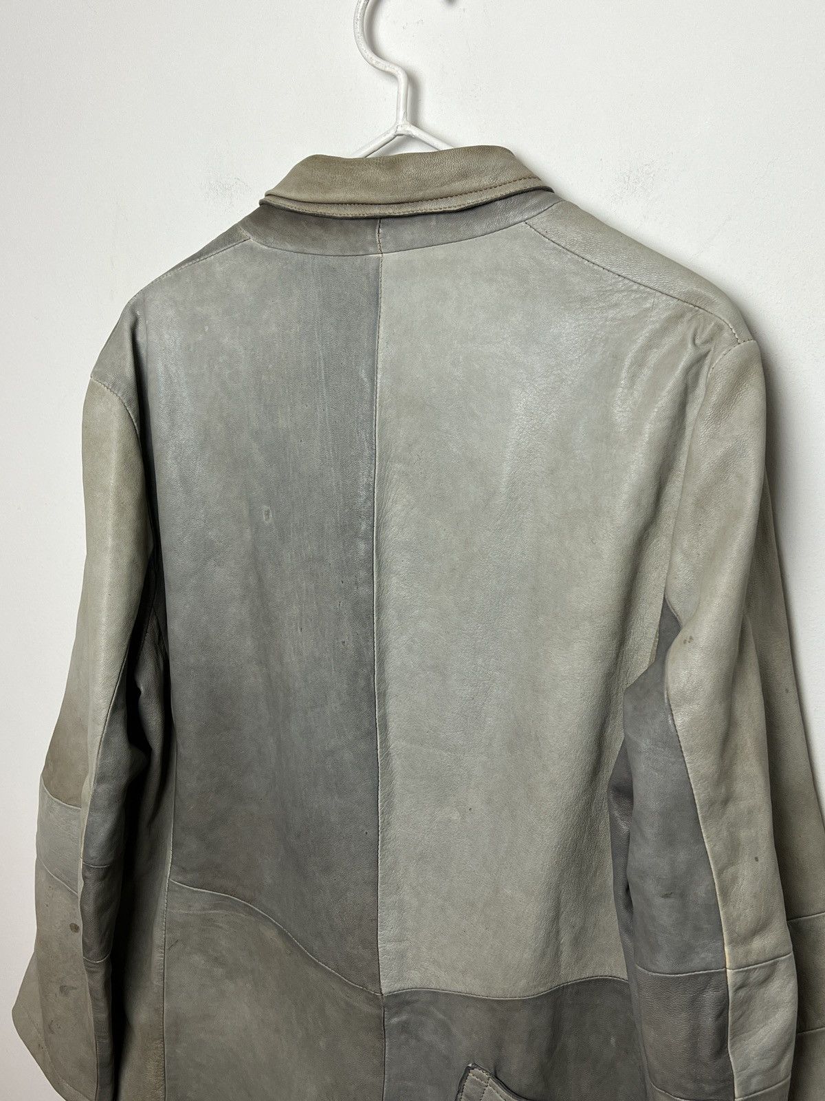 Giorgio Armani armani y2k patchwork leather jacket Size US M / EU 48-50 / 2 - 12 Thumbnail