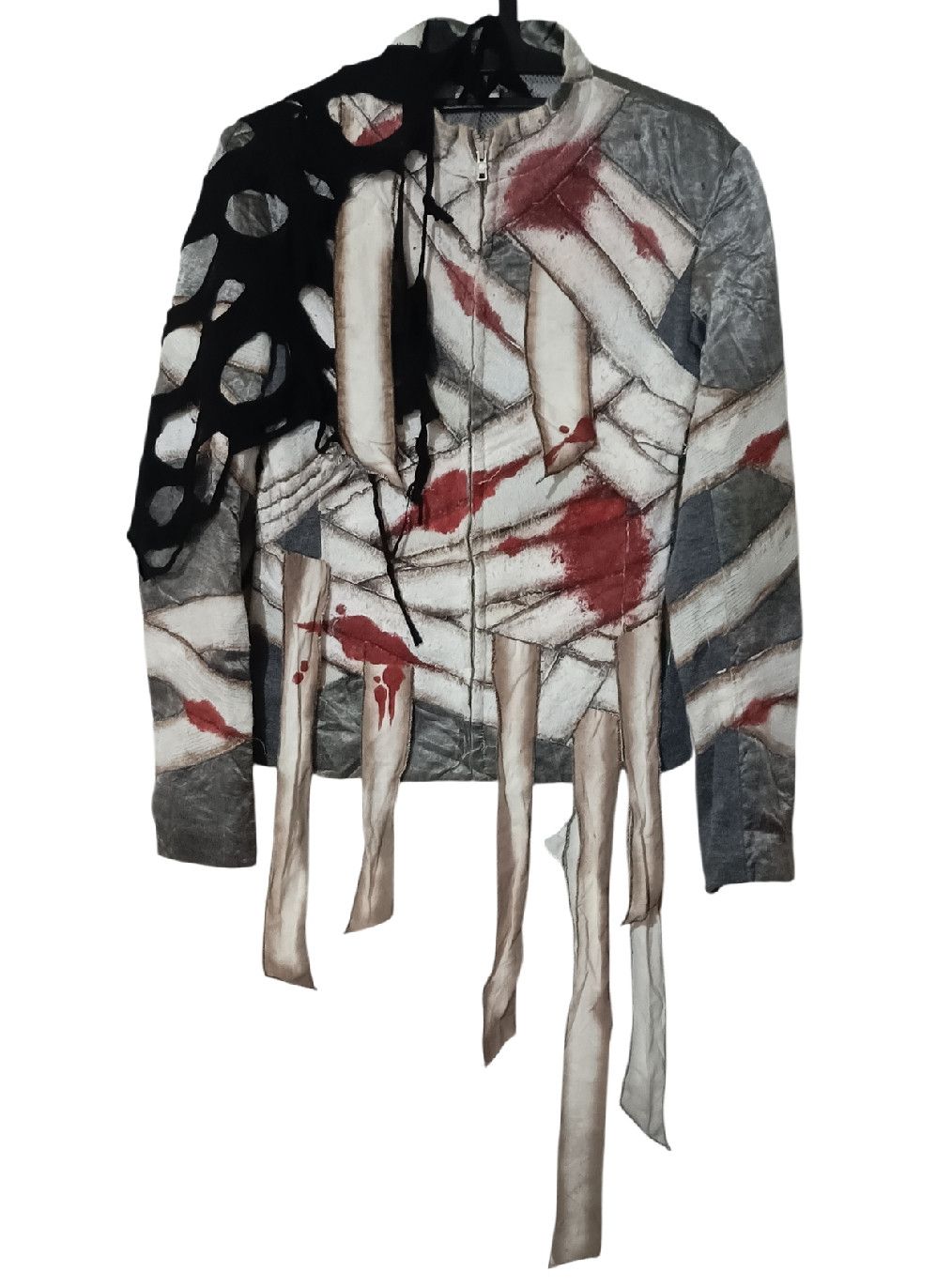 Vtg 🇯🇵Archive 3D Halloween Distressed Mummy Handmade