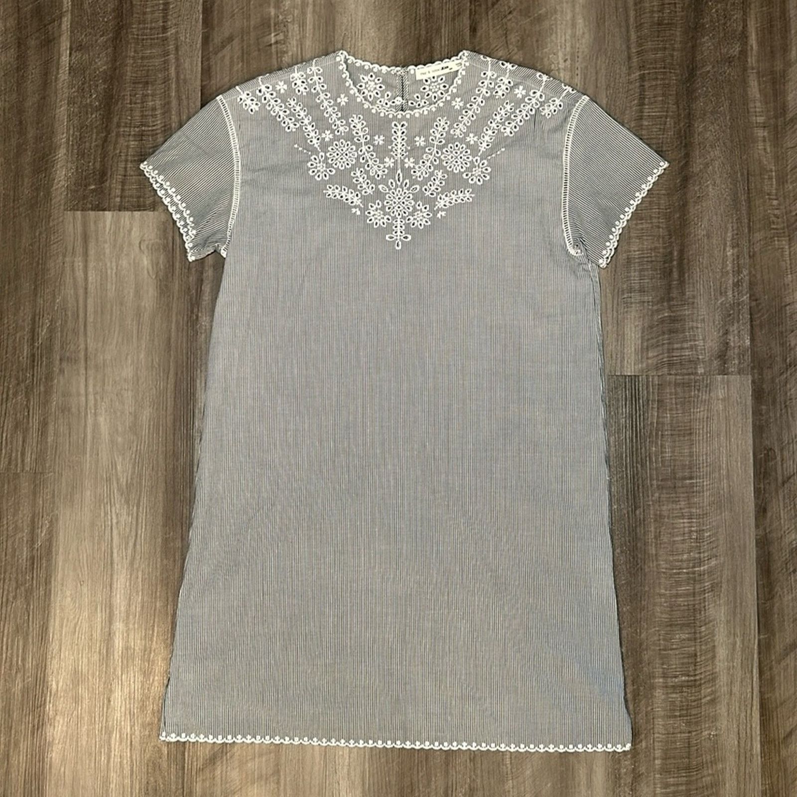 Rag & Bone Rag & Bone Jeans Embroided Cotton Summer Dress - Small Size S / US 4 / IT 40 - 1 Thumbnail