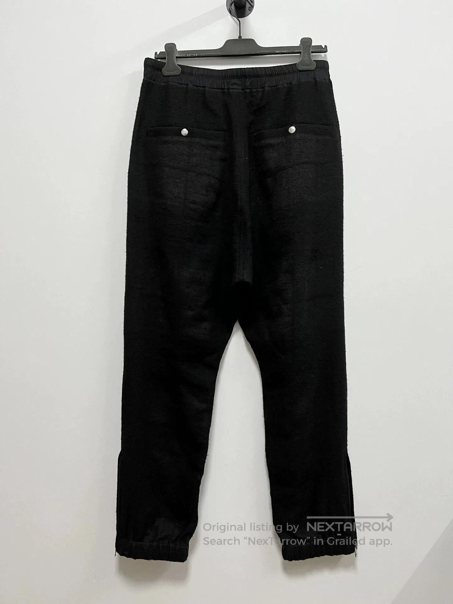 Rick Owens Long Zipper Pants Size 50.