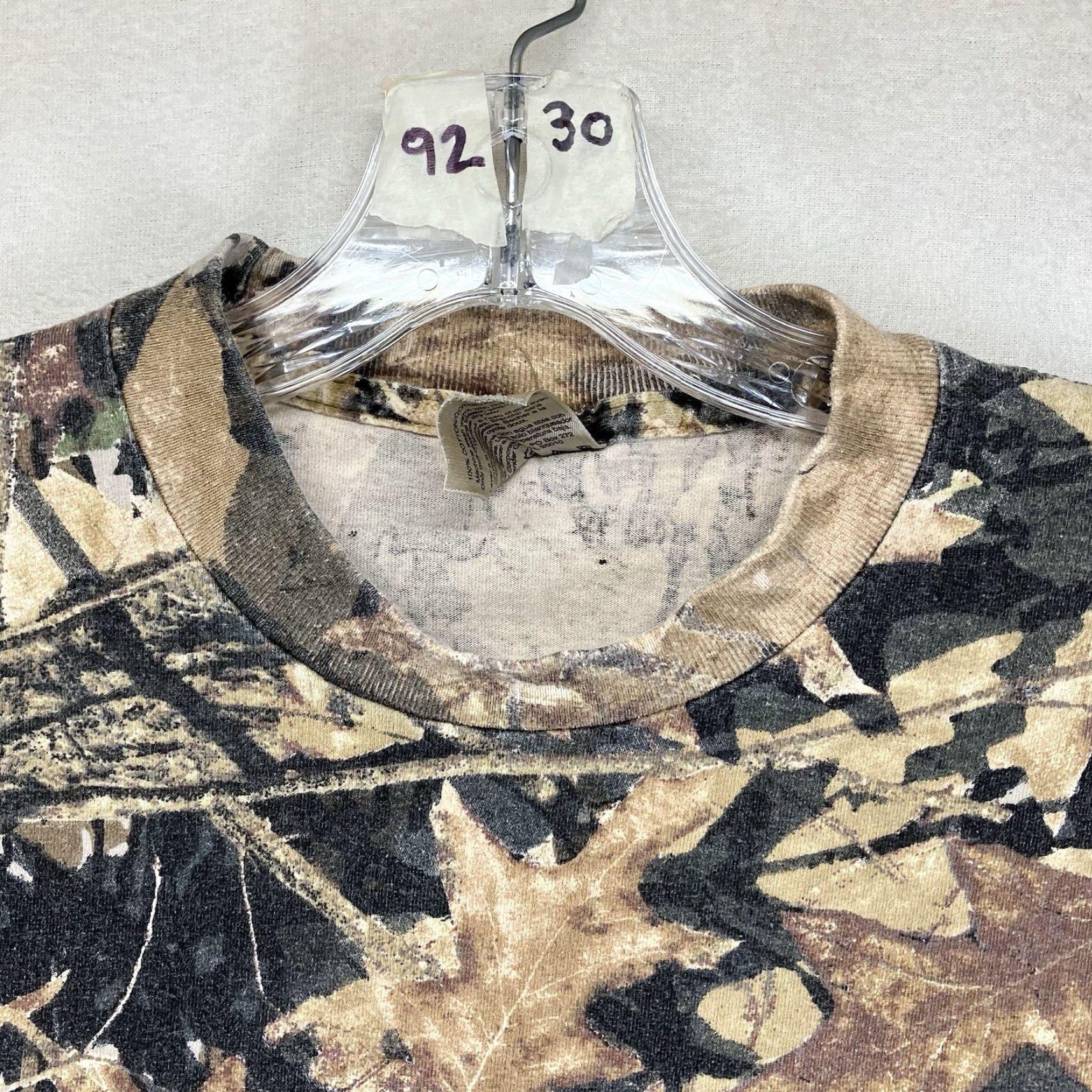Jerzees VINTAGE Jerzees Outdoors Camouflage Shirt Mens Large Mossy Oak Long Sleeve Crew Neck Camouflage Logo All Seasons Size US L / EU 52-54 / 3 - 5 Thumbnail
