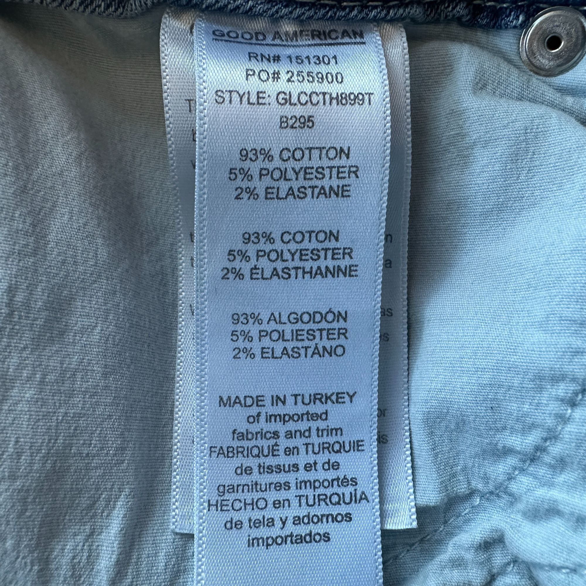 Good American Good American Womens 4/27 Jeans Good Legs Crop High Rise Size 27" / US 4 / IT 40 - 8 Thumbnail