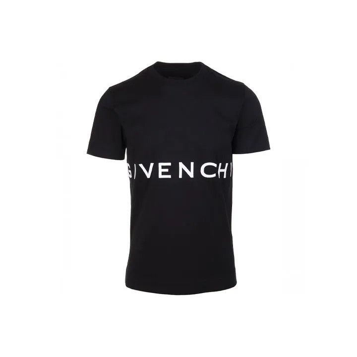 Givenchy Givenchy Givenchy Black Logo Embroidered Short Sleeve TShi Size US XL / EU 56 / 4 - 1 Thumbnail