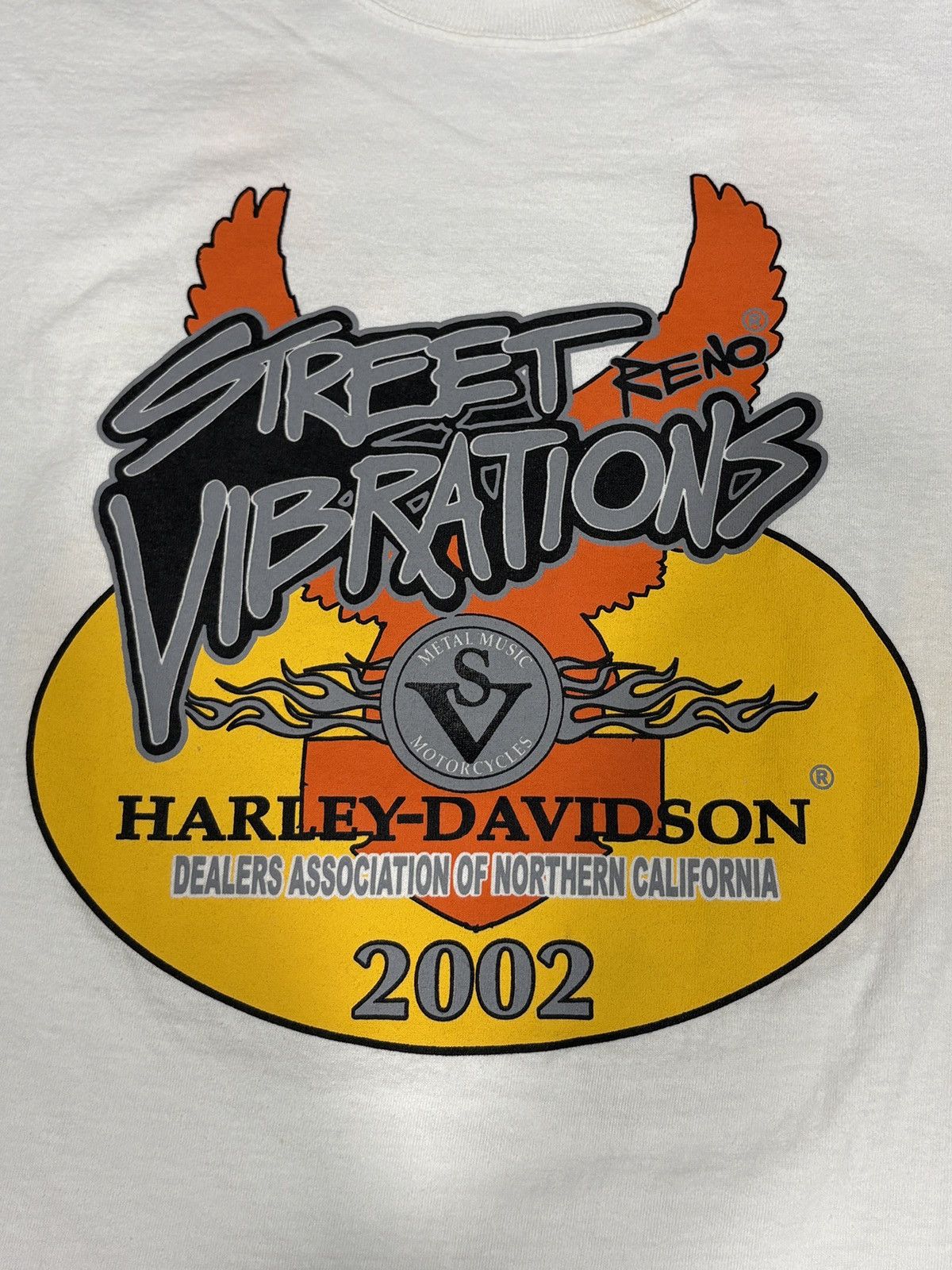 Harley Davidson 2002 Harley Davidson Street Vibrations T-Shirt Size L 0770 Size US L / EU 52-54 / 3 - 5 Thumbnail