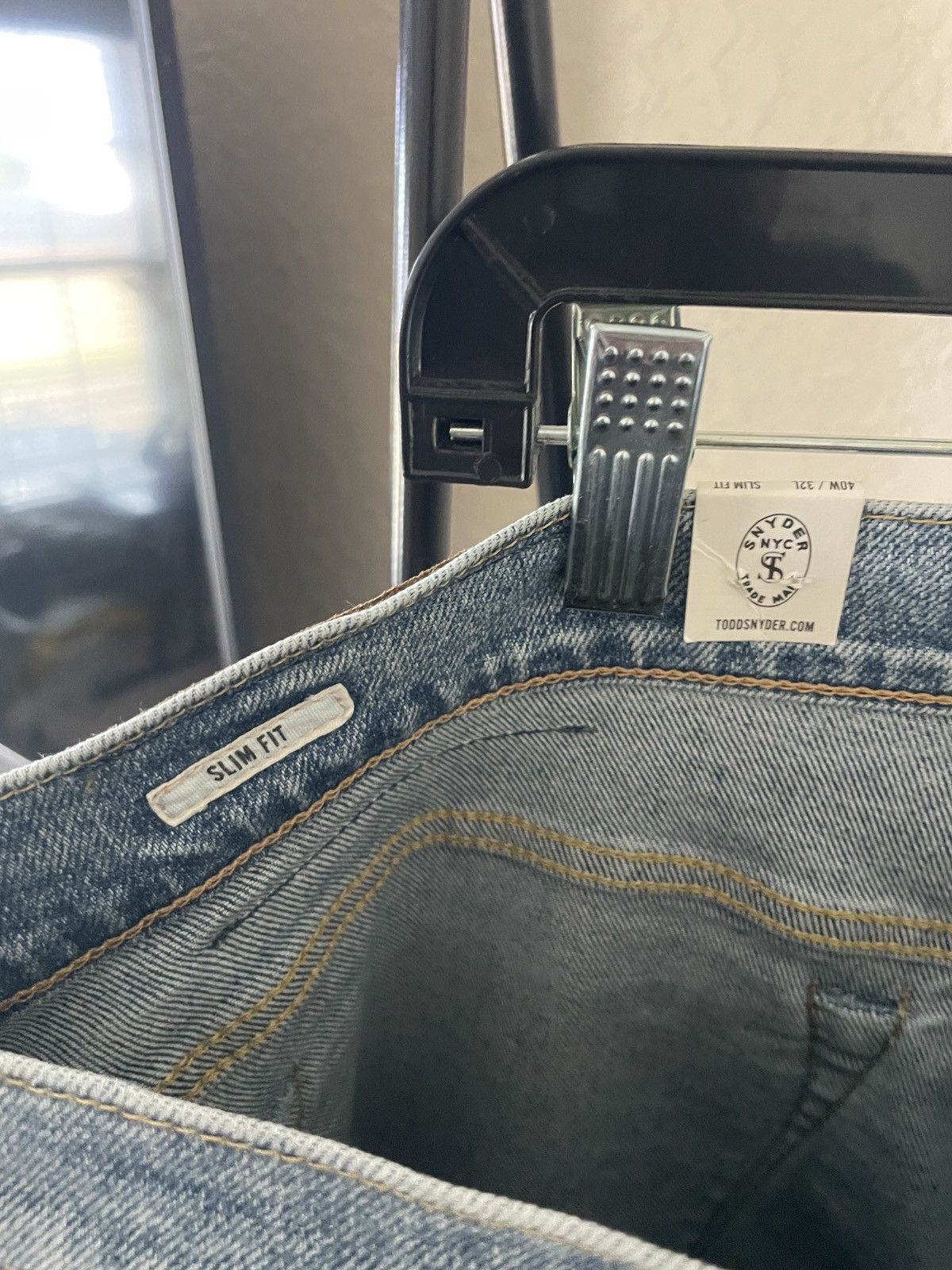 Todd Snyder Slim Fit stretch Destroyed denim jeans nwt 208.00 Size US 42 / EU 58 - 12 Thumbnail