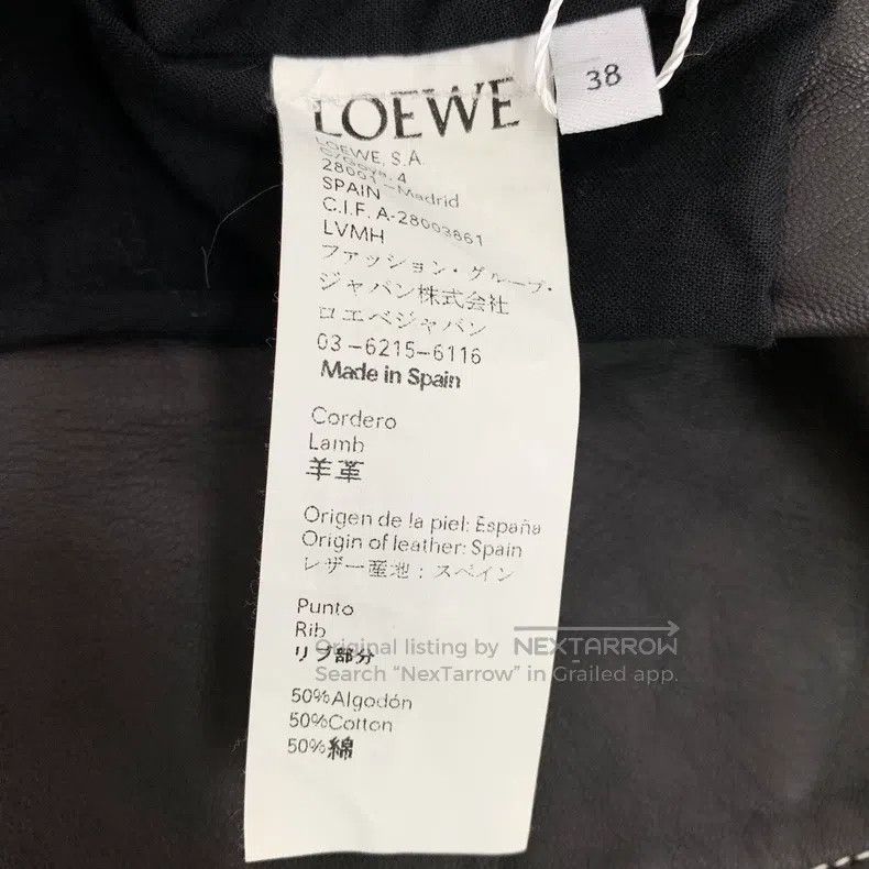 Loewe Loewe Multicolor Striped Lamb Leather Jacket Size XS / US 0-2 / IT 36-38 - 6 Thumbnail