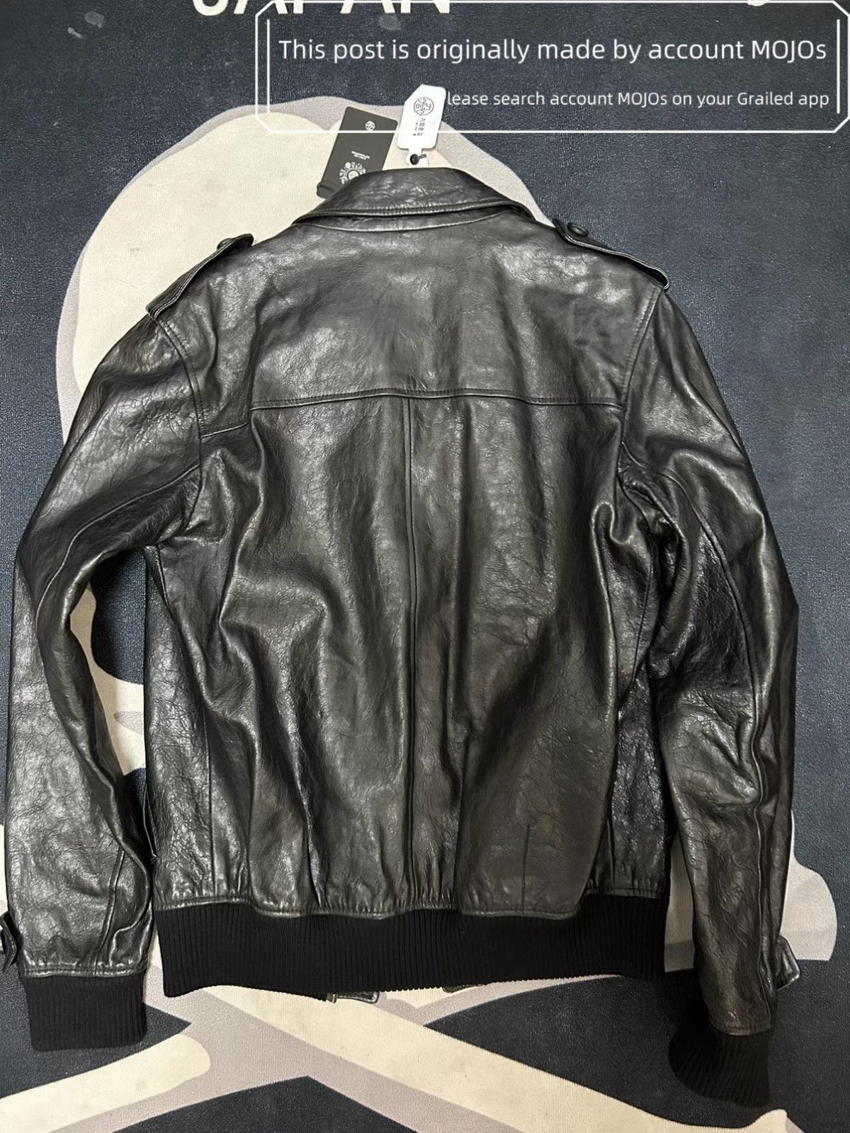 Prada Sz 48 Prada Classic Leather Flight Jacket Black mojos1136 Size US M / EU 48-50 / 2 - 5 Thumbnail