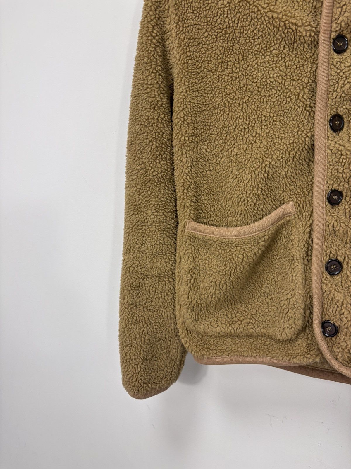 Universal Works Universal Works Lancaster Mountain Fleece Jacket Sand Unisex Size US S / EU 44-46 / 1 - 7 Thumbnail