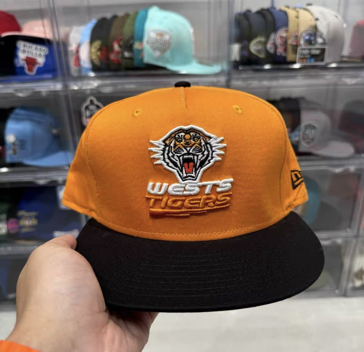 New Era New Era NRL Wests Tigers flat brim baseball cap J32 Size ONE SIZE - 1 Thumbnail
