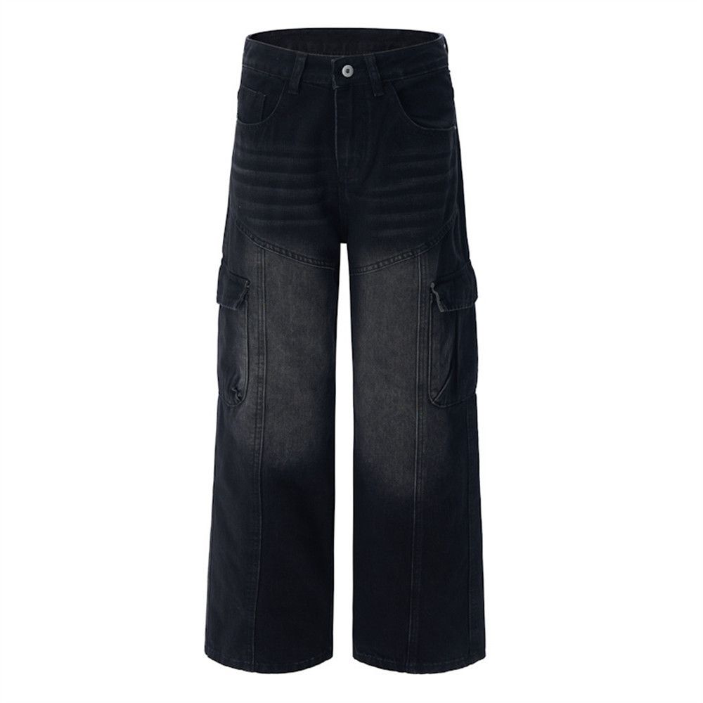 Jean American high street multi-pocket work jeans Size US 32 / EU 48 - 4 Thumbnail
