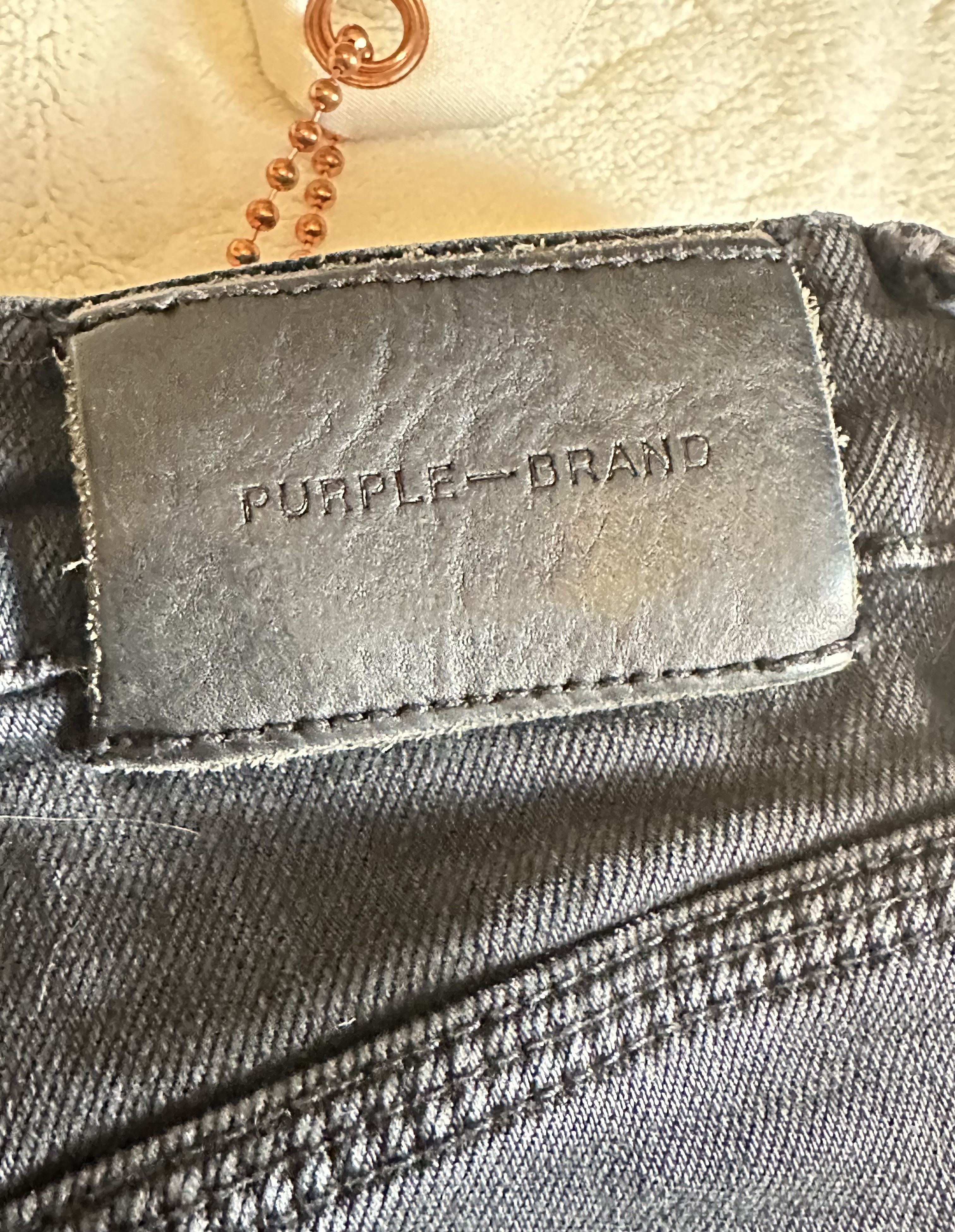 Purple Brand Purple Brand P001 Black Denim Jeans Size US 32 / EU 48 - 4 Thumbnail