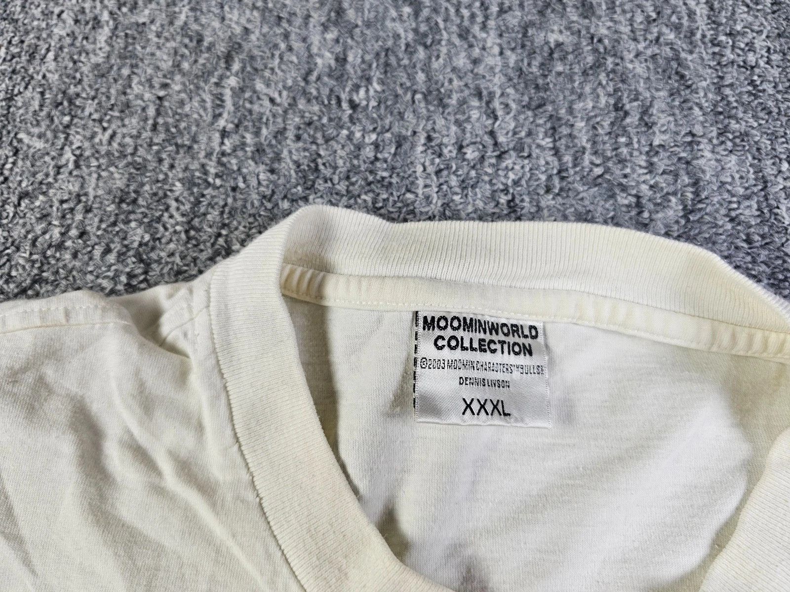 Other Moominworld 2003 Full Cast Graphic Tee White Cotton 3XL XXXL Size US XXL / EU 58 / 5 - 4 Thumbnail