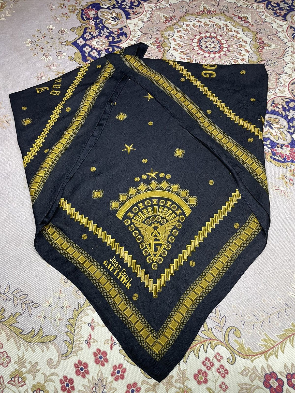 Jean Paul Gaultier Vintage Jean Paul Gaultier big Scarf top shirt Size ONE SIZE - 2 Thumbnail