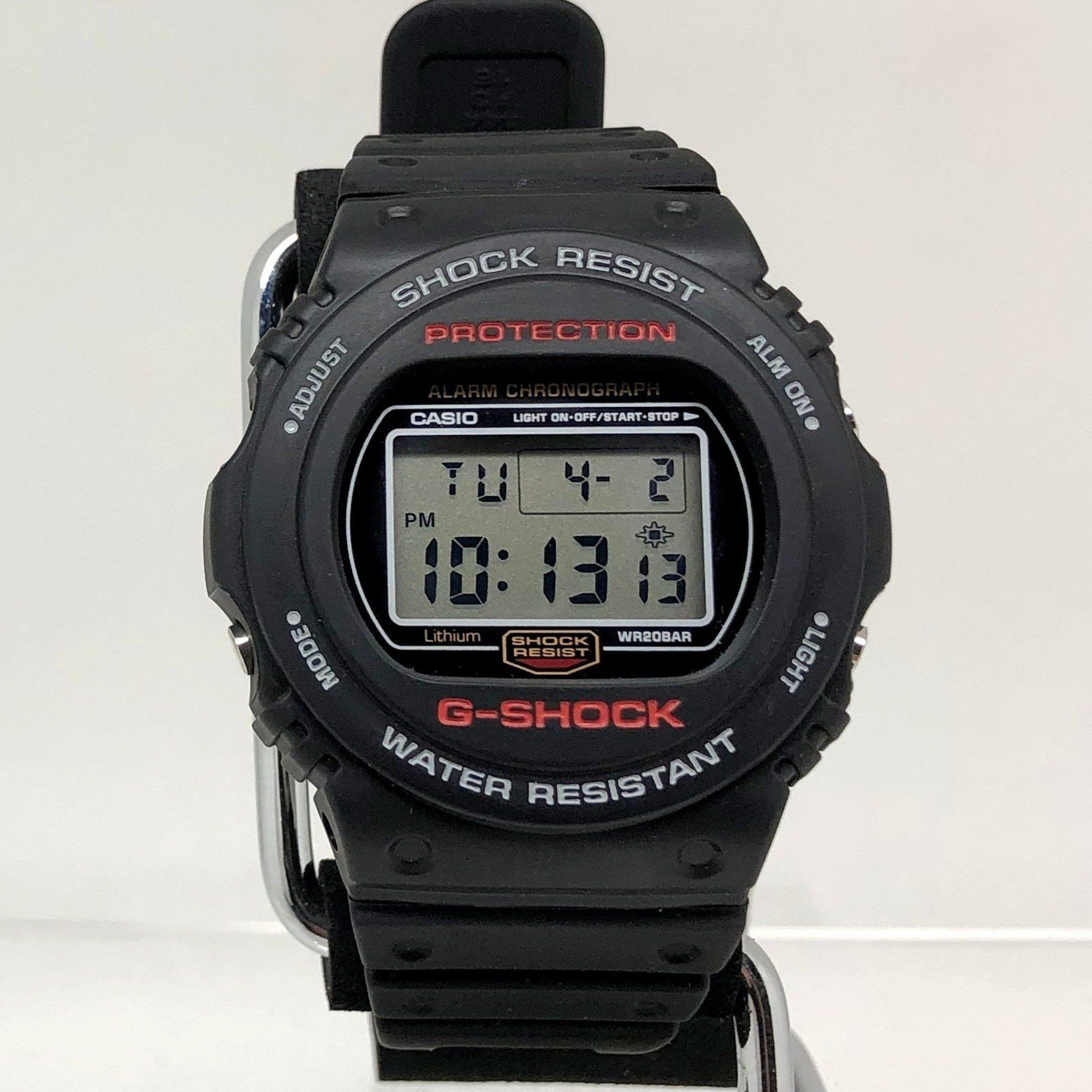image of G-Shock Casio Watch Dw-5700-1Jf Sting Reprint Screwback Digital Quartz Black Red Mikunigaoka Store 