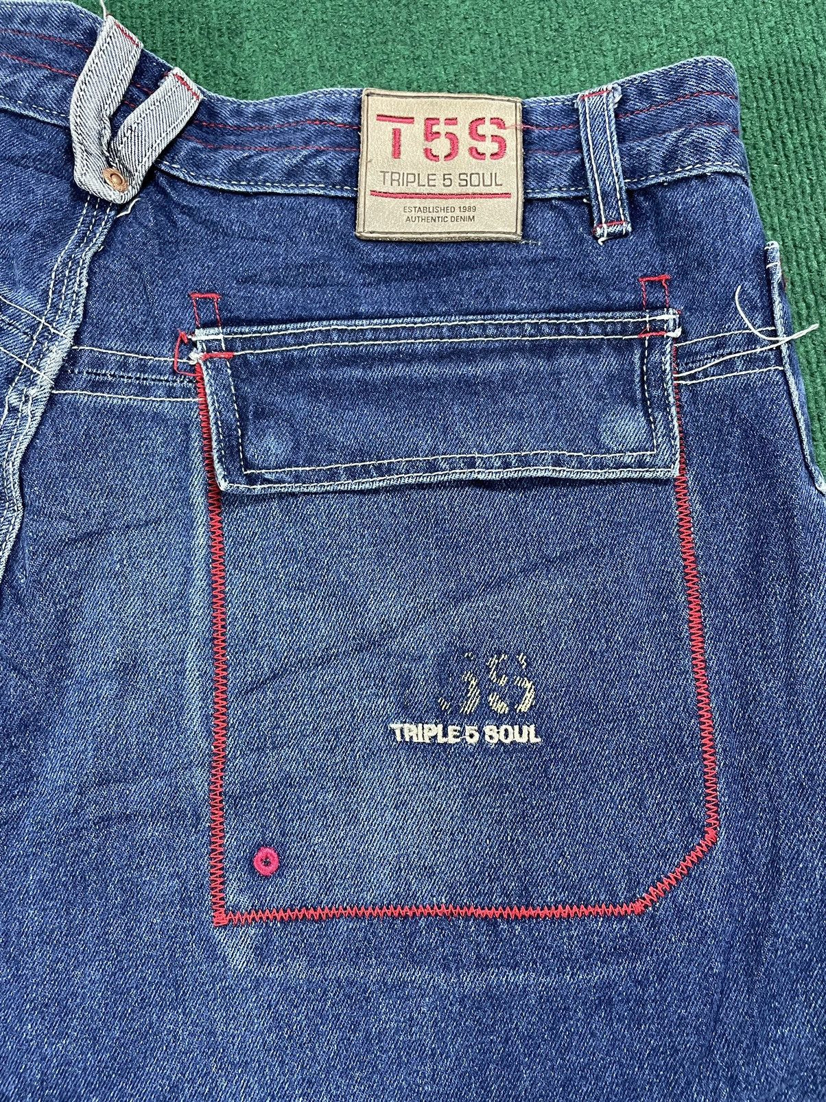 Triple 5 Soul Vintage Triple 5 Soul Baggy Hip Hop Jeans Size US 36 / EU 52 - 12 Thumbnail
