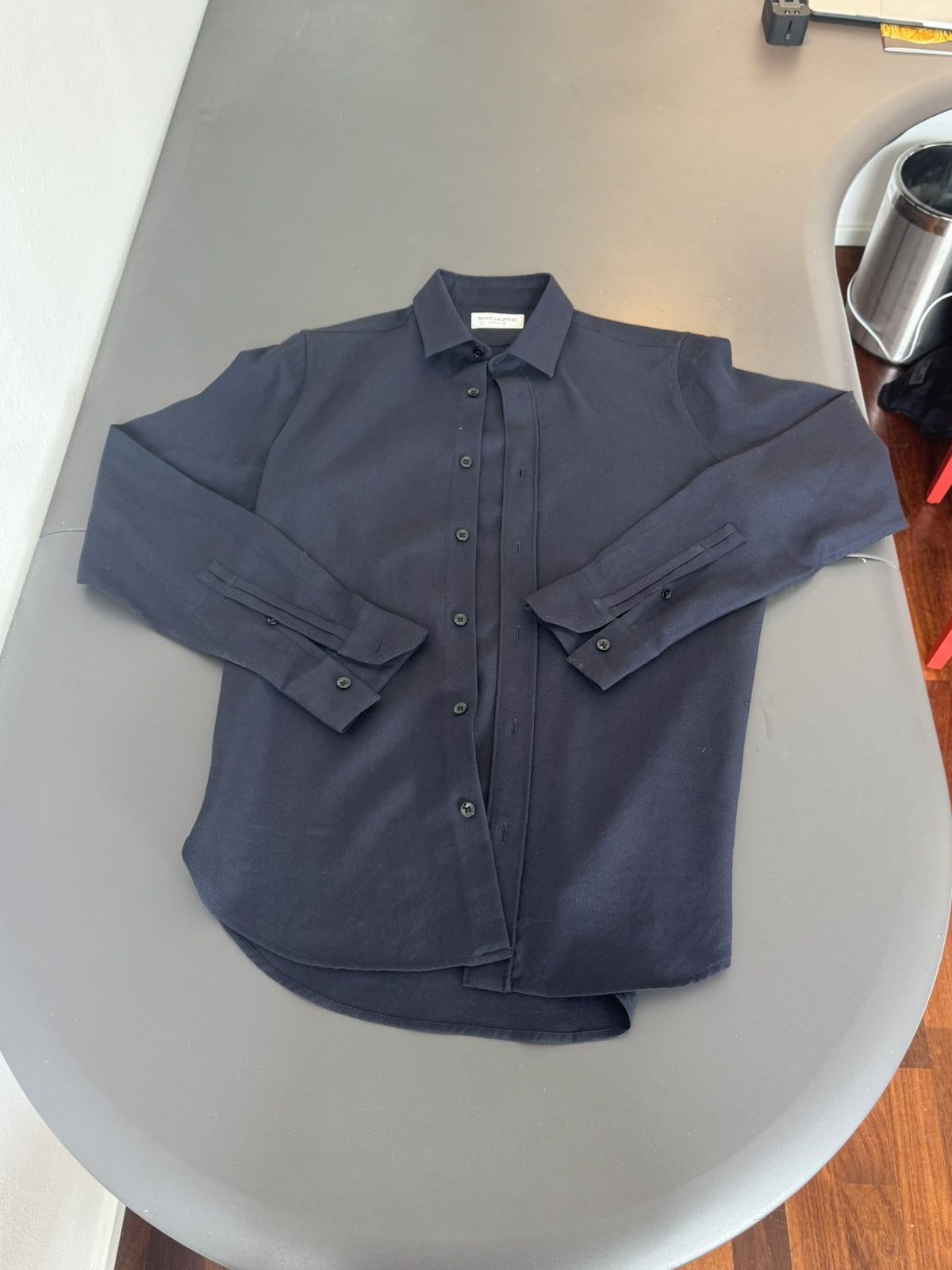 Saint Laurent Paris Camicia saint Laurent 100%lana Size US XXS / EU 40 - 8 Thumbnail