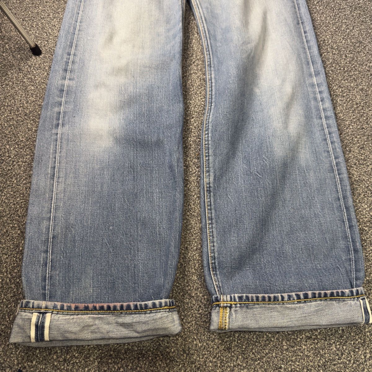 Lee × Number (N)ine Vintage Selvedge 70s Lee Rider Light Aging Wash Denim W32 Size US 32 / EU 48 - 5 Thumbnail