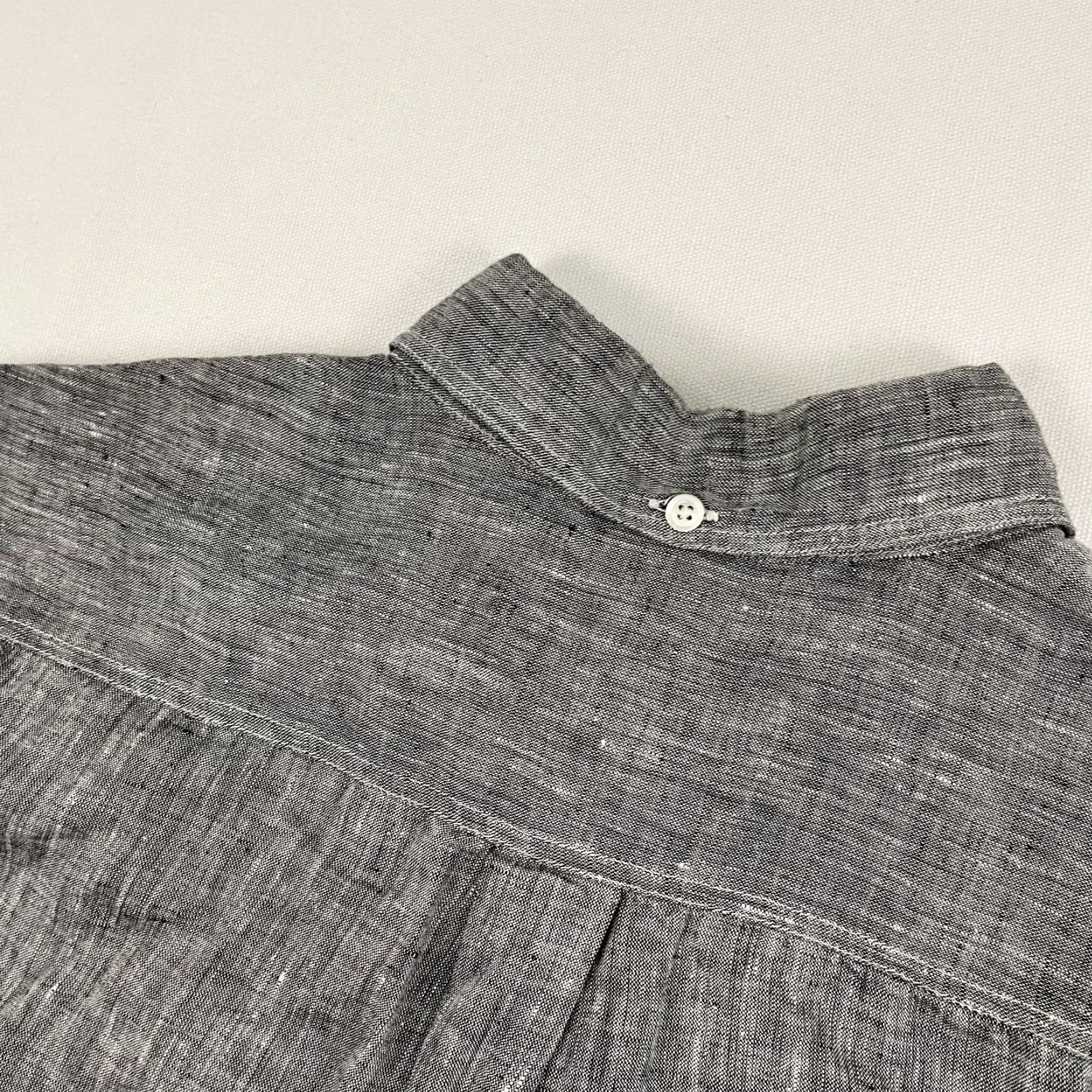 Billy Reid Billy Reid Shirt Mens Medium Standard Fit 100% Linen Button Down Gray Preppy S/S Size US M / EU 48-50 / 2 - 8 Thumbnail