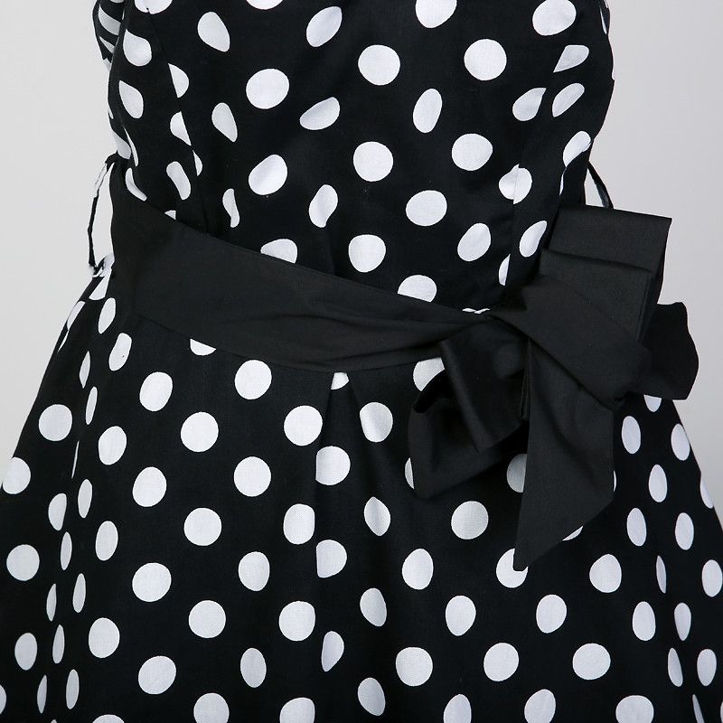 Other Polka Dots Vintage Style Backless Dress Size M / US 6-8 / IT 42-44 - 4 Thumbnail