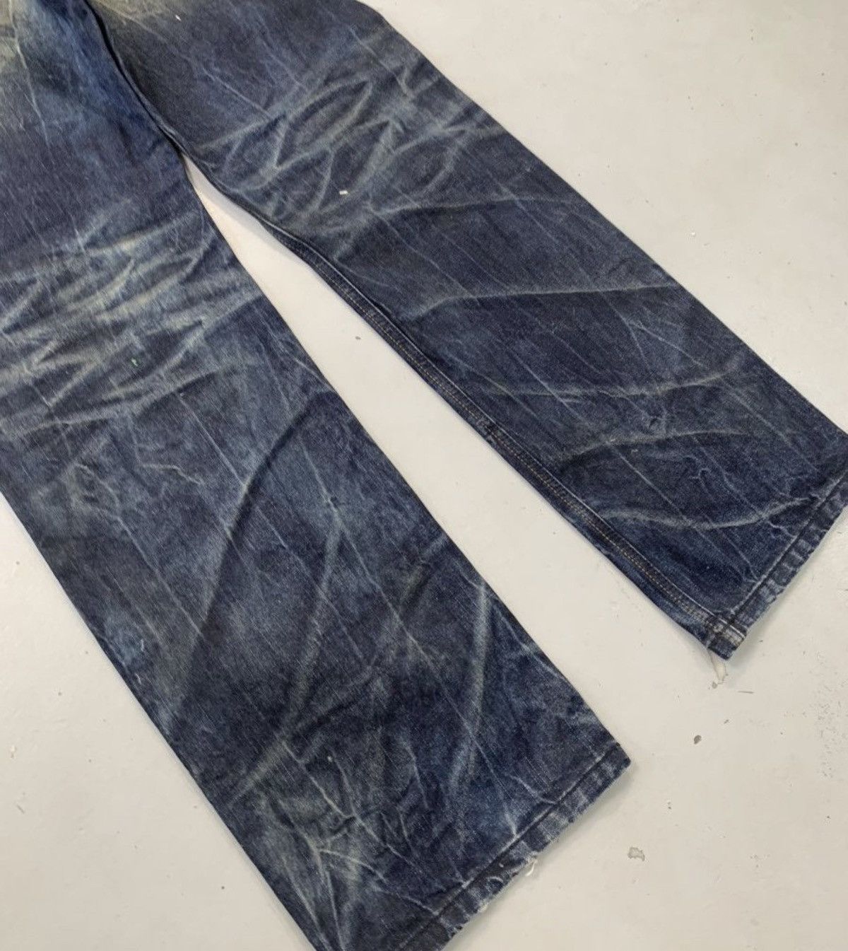Japanese Brand Vintage crazy japanese denim Size US 32 / EU 48 - 4 Thumbnail