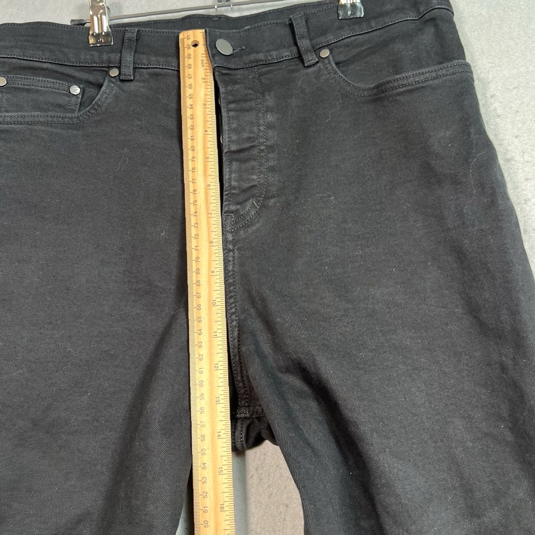 Cos COS Womens Jeans Cropped Relaxed Fit Black 31 Denim Straight Leg Size 24" / US 00 / IT 34 - 7 Thumbnail