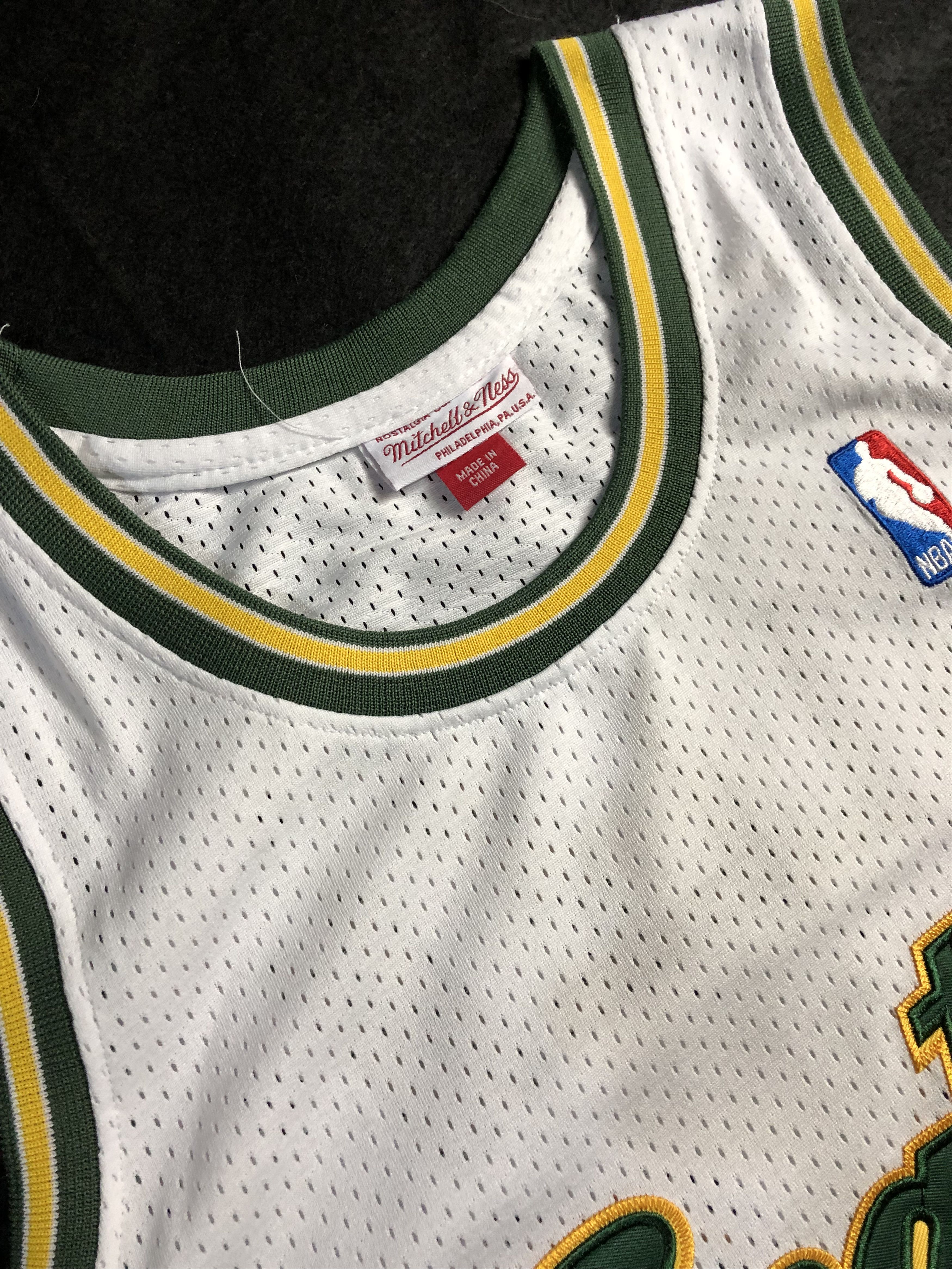 Vintage Seattle Allen White Jersey Size US XXL / EU 58 / 5 - 5 Thumbnail