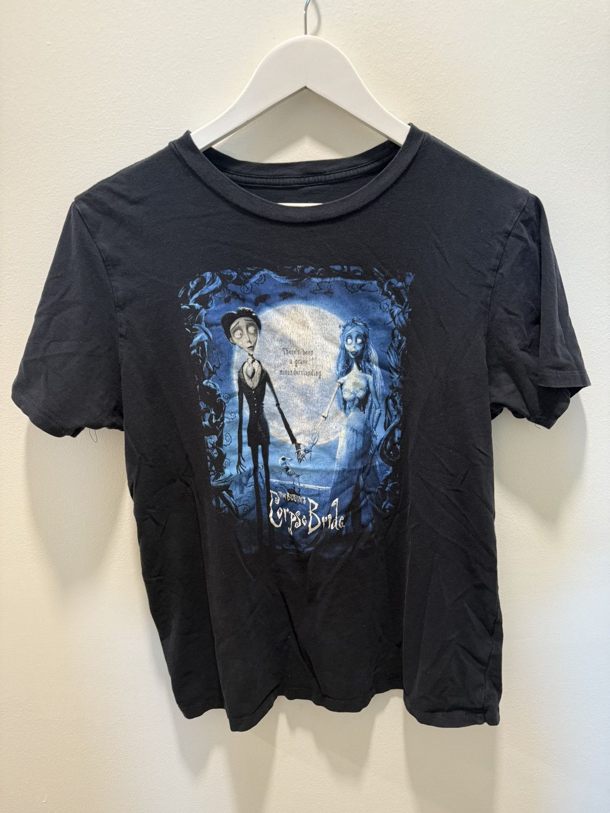 Vintage FADED TIM BURTON CORPSE BRIDE TEE Size US M / EU 48-50 / 2 - 1 Thumbnail