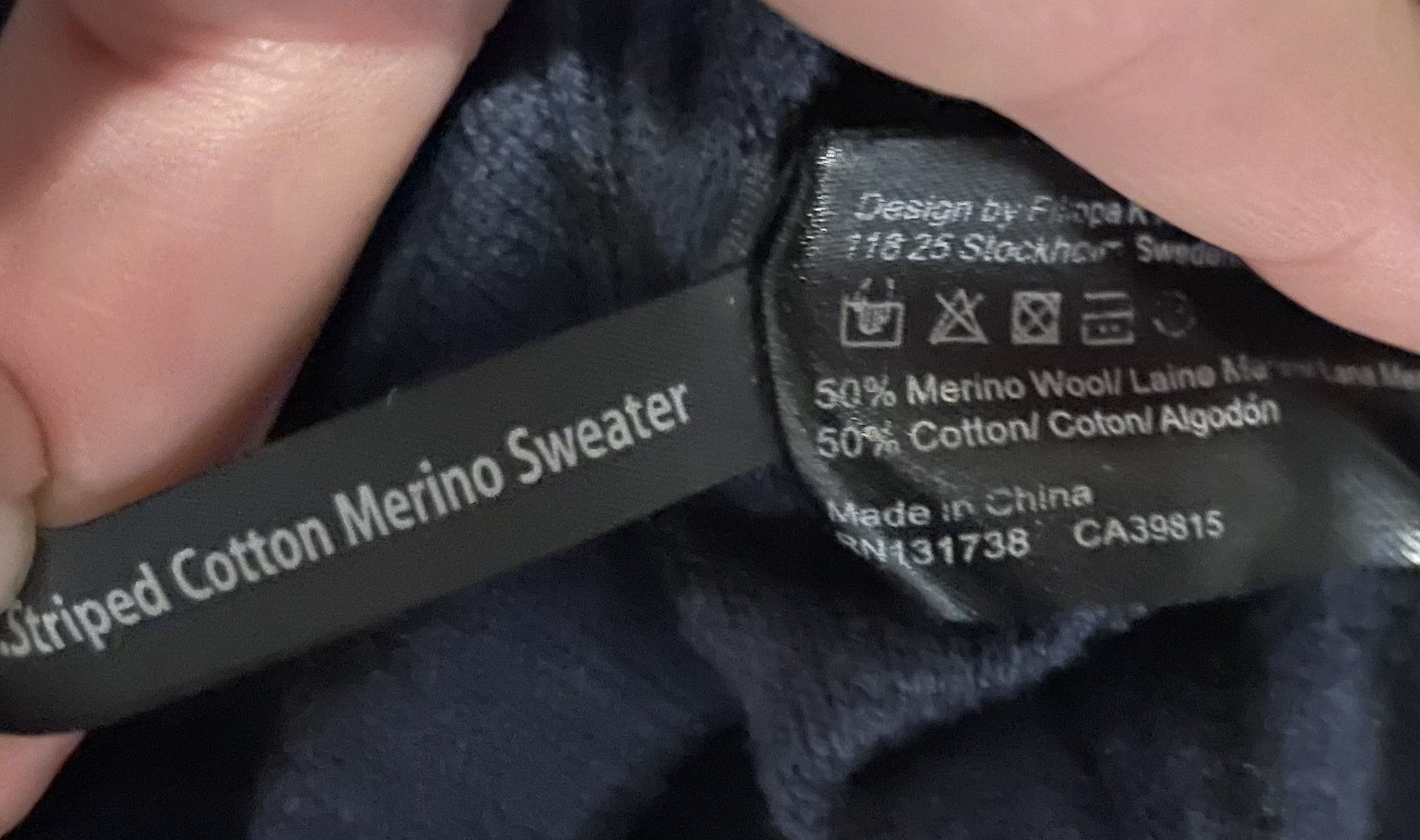 Filippa K Merino/Cotton Sweater Size US S / EU 44-46 / 1 - 3 Thumbnail