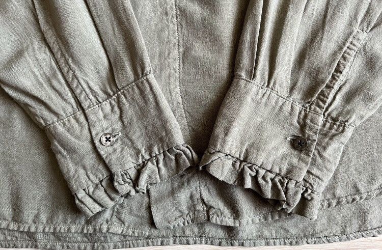 Kapital KAPITAL Hirata Kazuhiro pleated lotus leaf lace shirt Size US XL / EU 56 / 4 - 5 Thumbnail
