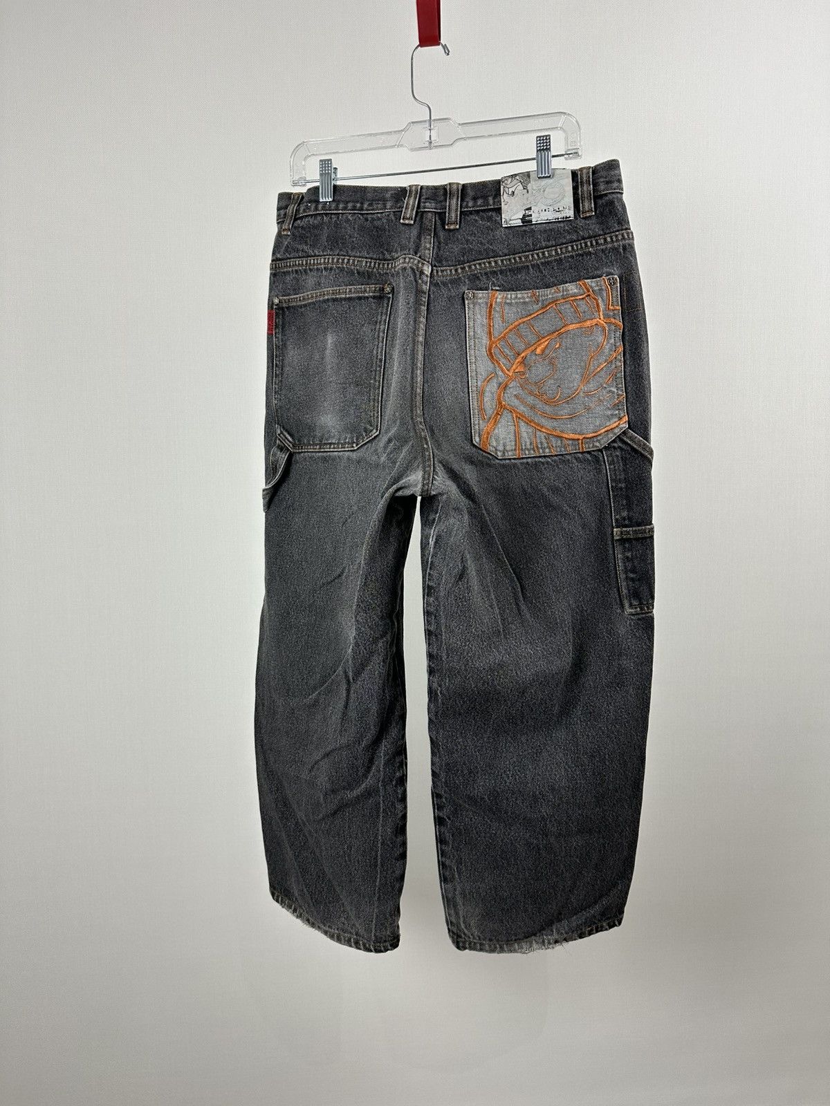Southpole VTG Y2K Southpole Jeans Mens 38x29 Blue Baggy Acid Wash Moto Size US 38 / EU 54 - 3 Thumbnail
