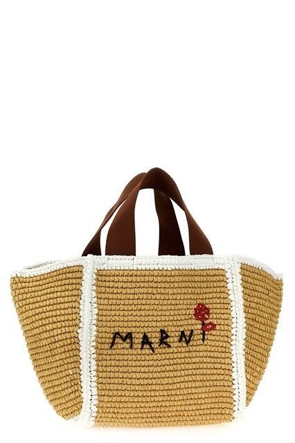 Marni MARNI Natural Viscose Tote Bag New Size ONE SIZE - 3 Thumbnail