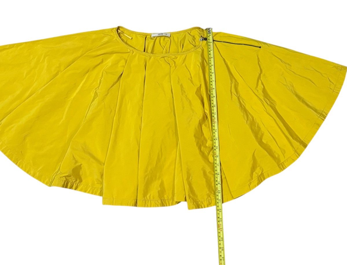 Prada Prada Archive Yellow Draped Cape Top Size S / US 4 / IT 40 - 16 Thumbnail