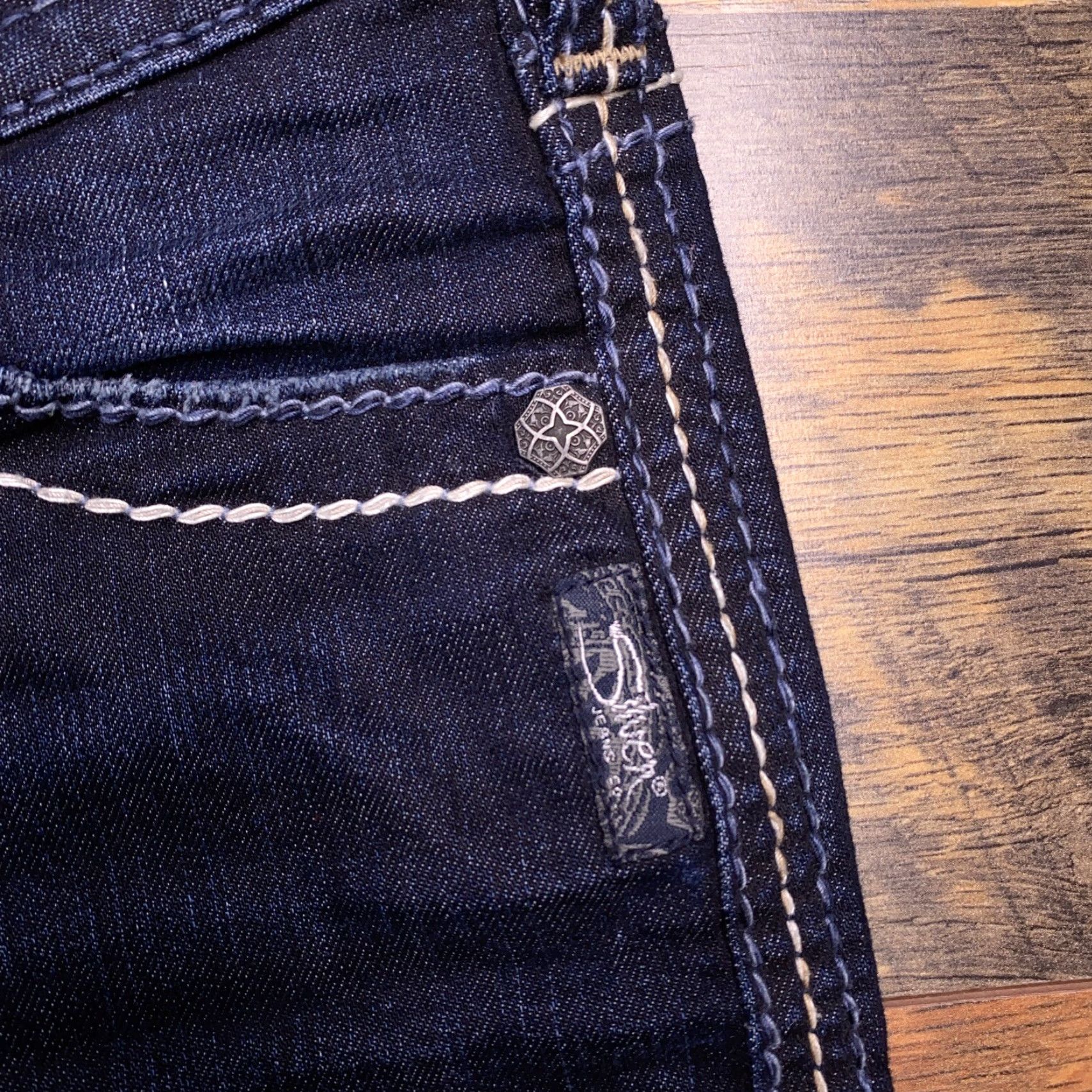 Silver Jeans Co. Silver Jeans Jeans 27x33 Low Rise Stretch Bootcut Women Regular Blue 5-Pocket Denim Cotton Blend Modern Vintage: No Size 27" / US 4 / IT 40 - 6 Thumbnail