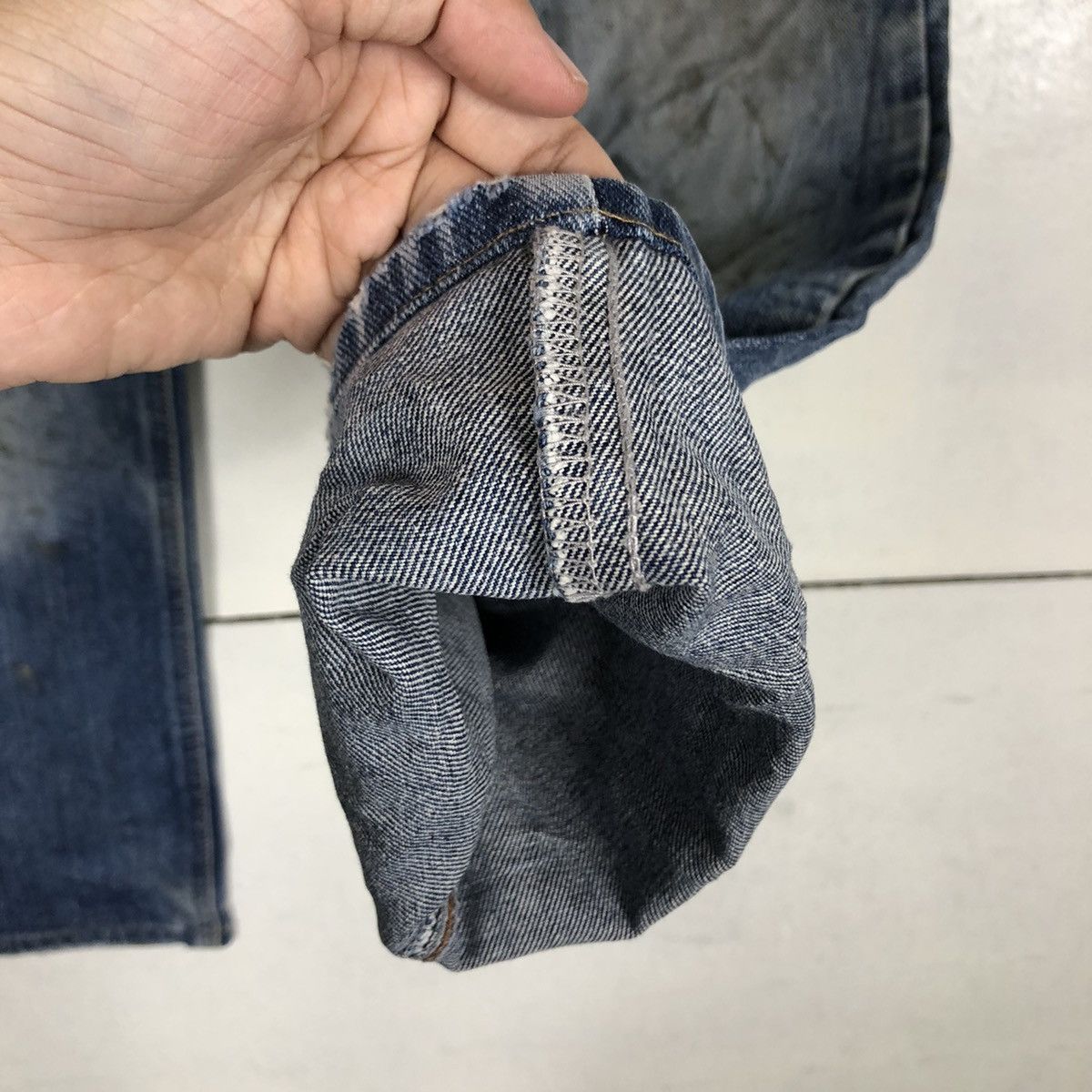 Edwin 🔥90’s EDWIN NO.43 DISTRESSED DENIM JEANS PUNK STYLE Size US 28 / EU 44 - 11 Thumbnail