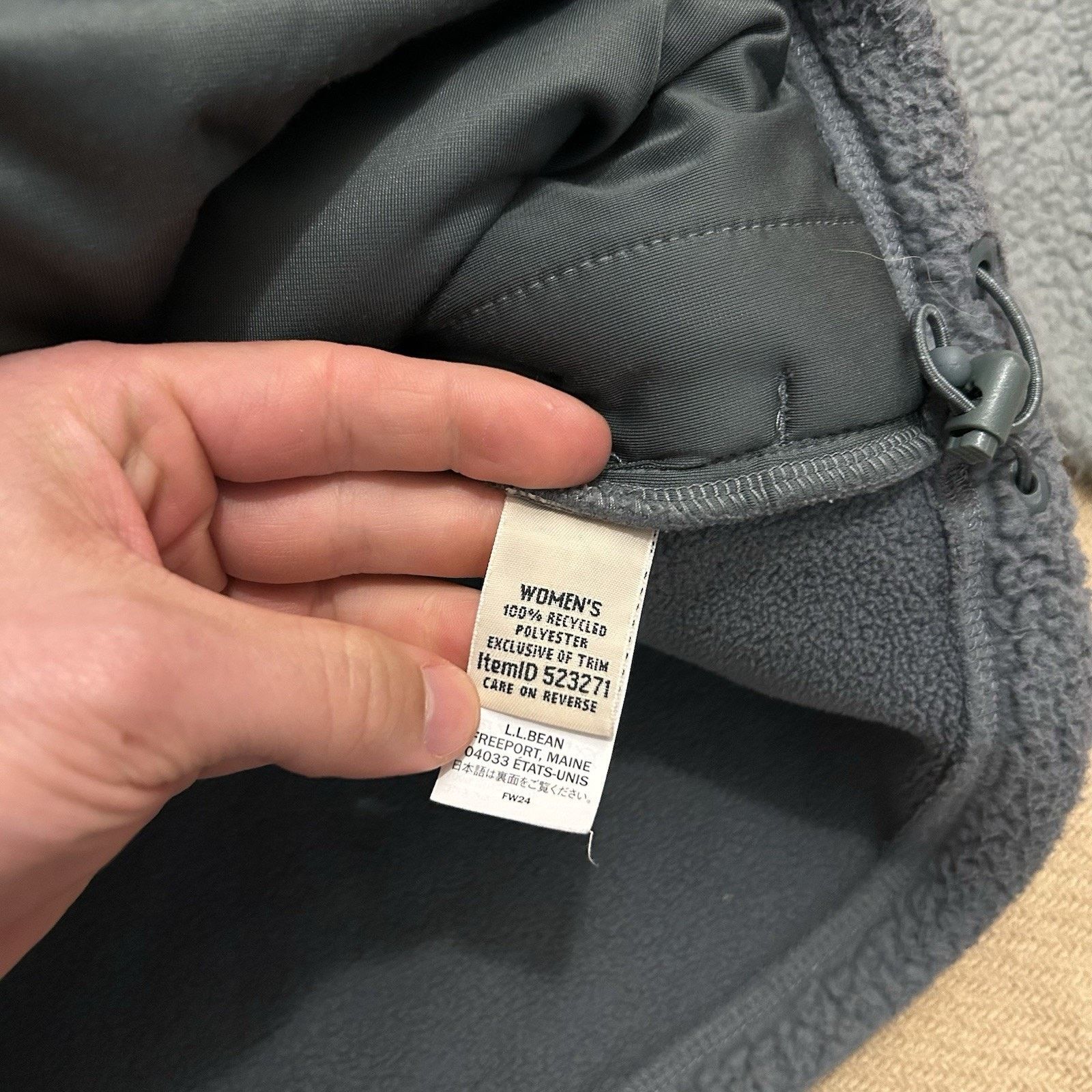 L.L. Bean Mountainside Deep Pile Sherpa Fleece Full Zip Jacket Large Size L / US 10 / IT 46 - 4 Thumbnail