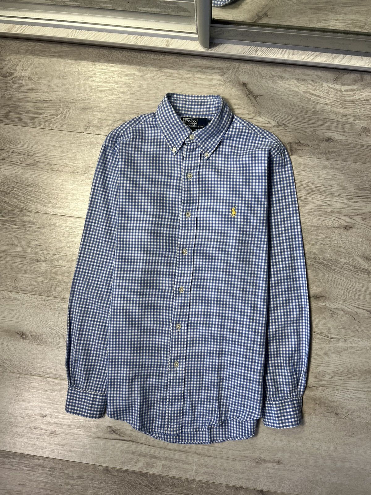 Polo Ralph Lauren Vintage Ralph Lauren Checkered Long Sleeve Button Up Shirt Size US S / EU 44-46 / 1 - 1 Thumbnail