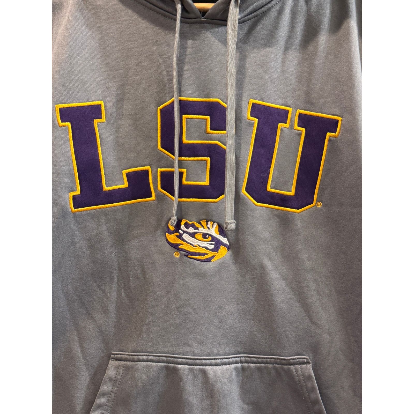 Majestic Majestic-Gray Louisiana State University Tigers hoodie Size US M / EU 48-50 / 2 - 4 Thumbnail