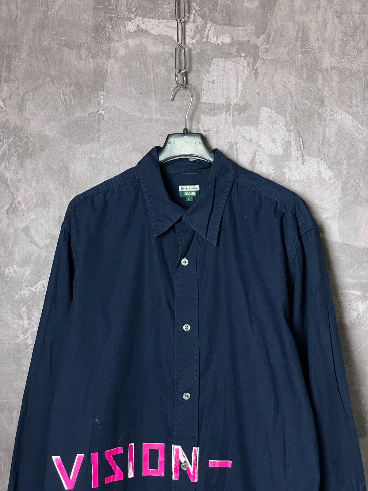 Paul Smith × Vintage Paul Smith Vintage Shirt Avant Garde Hysteric Glamour Size US L / EU 52-54 / 3 - 2 Thumbnail
