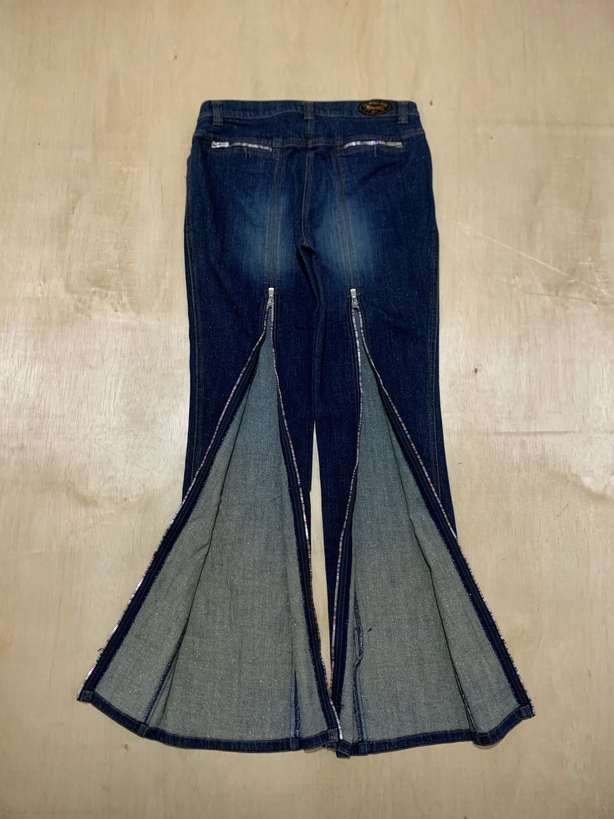 14th Addiction × 20471120 × Japanese Brand Vintage Japanese La Moda Goji Multi Zipper Denim Jeans Size US 30 / EU 46 - 1 Thumbnail