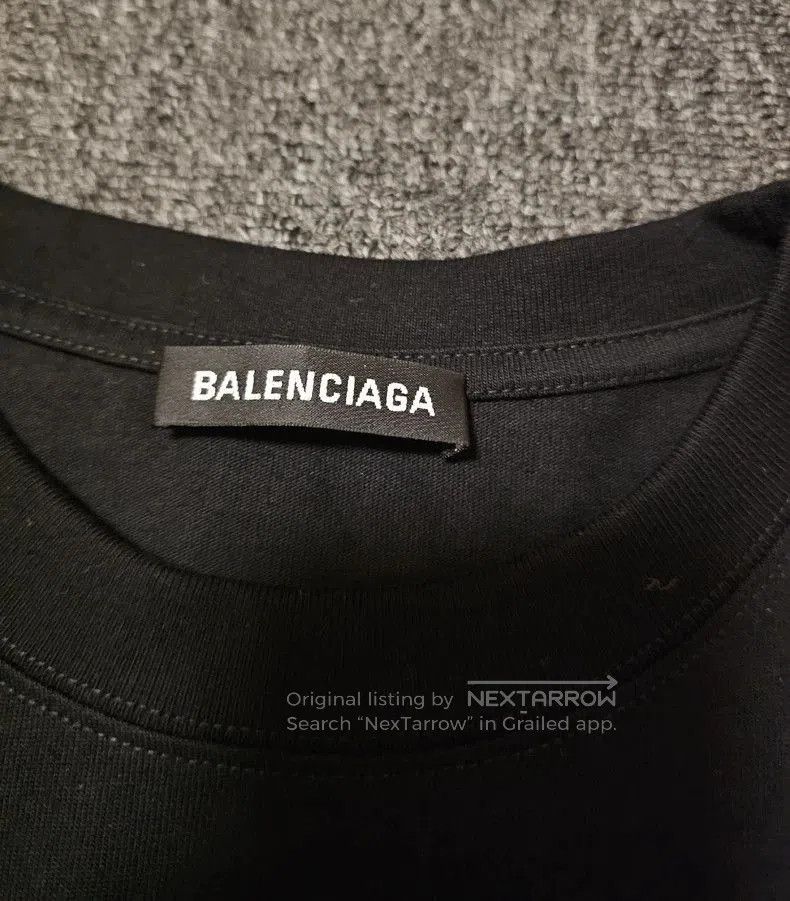 Balenciaga Balenciaga Oversize Crew Black Short Sleeve T. Size US M / EU 48-50 / 2 - 3 Thumbnail