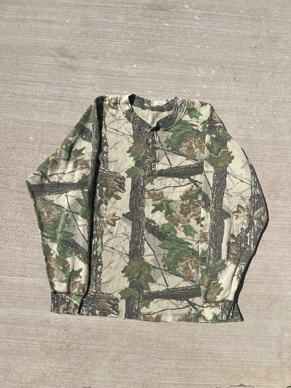 Vintage DuoFold Camo Long Sleeve/Thermal Size US M / EU 48-50 / 2 - 1 Thumbnail