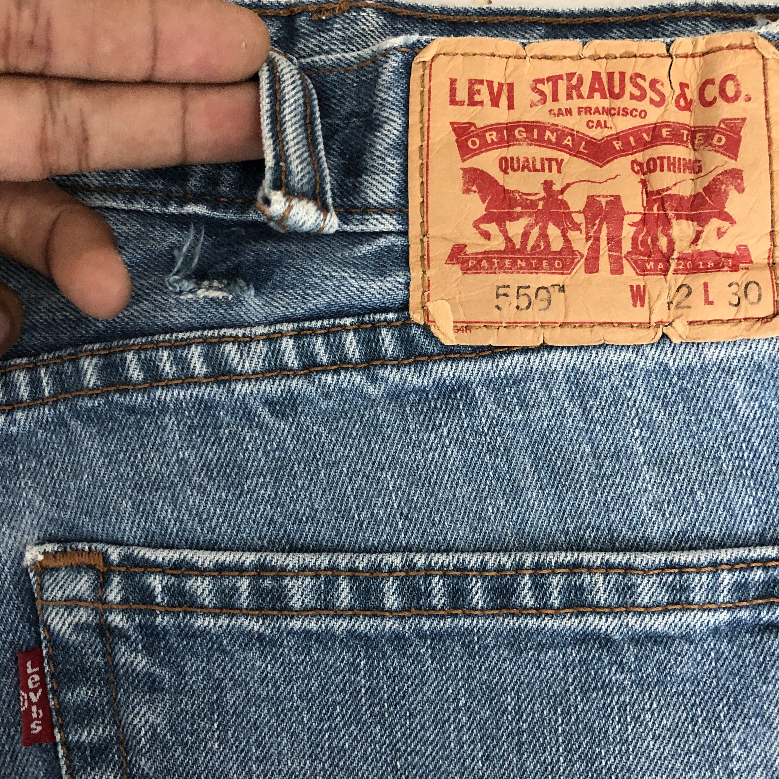 Levi's Vintage Y2K Levis Baggy Loose Jeans Levi's 559 Faded Denim Size US 42 / EU 58 - 12 Thumbnail