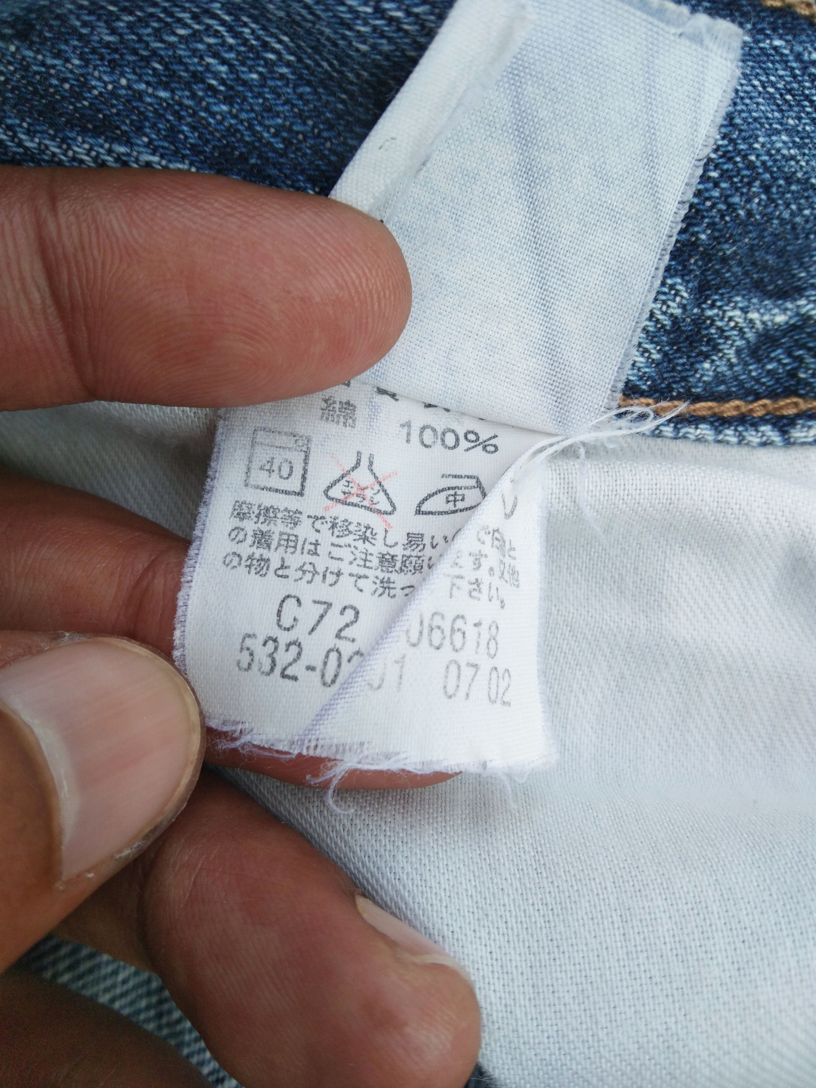 Levi's Vintage Levi's Jeans 532 Faded Blue Distressed Denim 32x30 Size US 32 / EU 48 - 8 Thumbnail