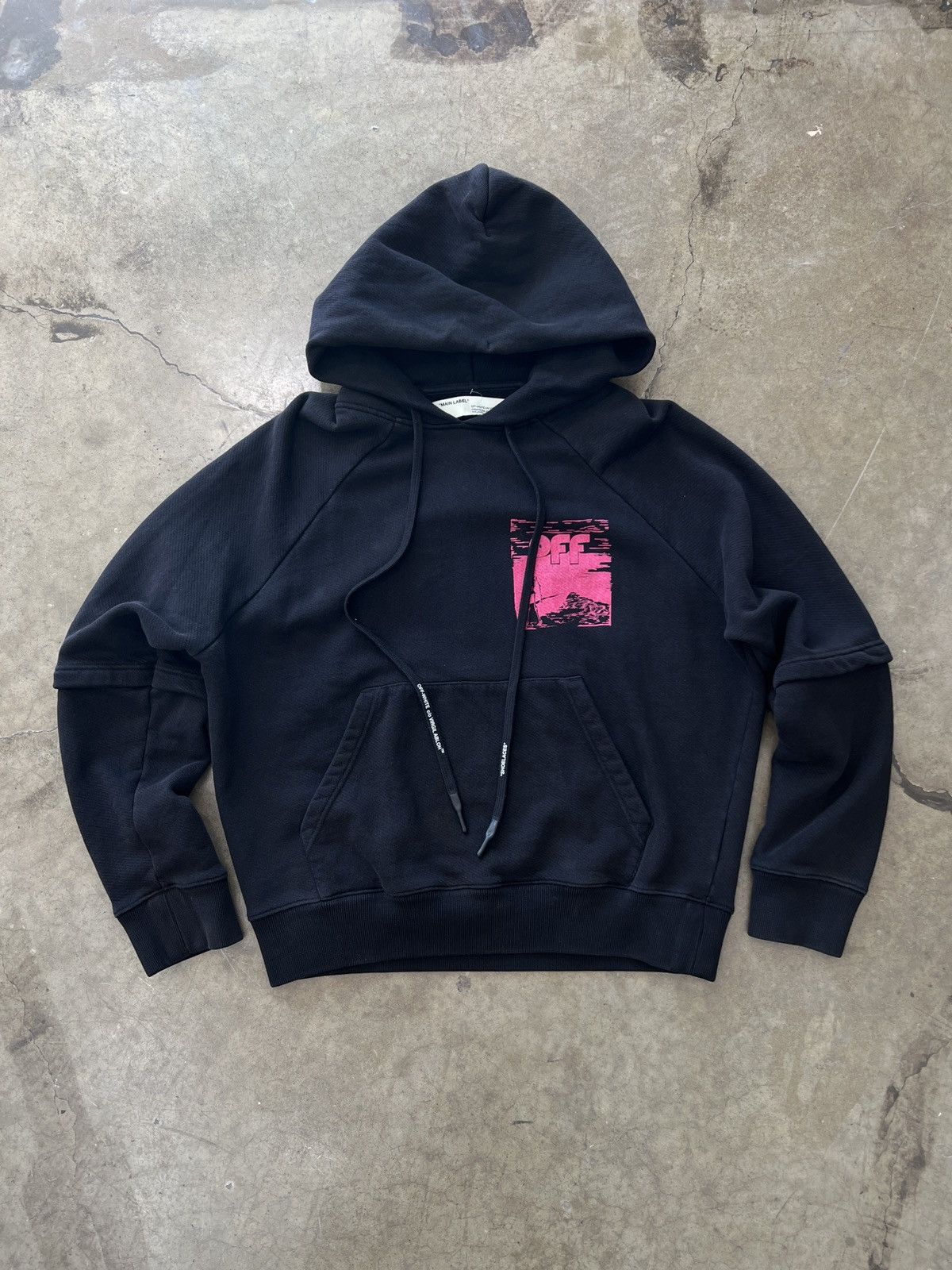 Off-White Off White Oversized Hoodie Sz. Small Size US S / EU 44-46 / 1 - 3 Thumbnail