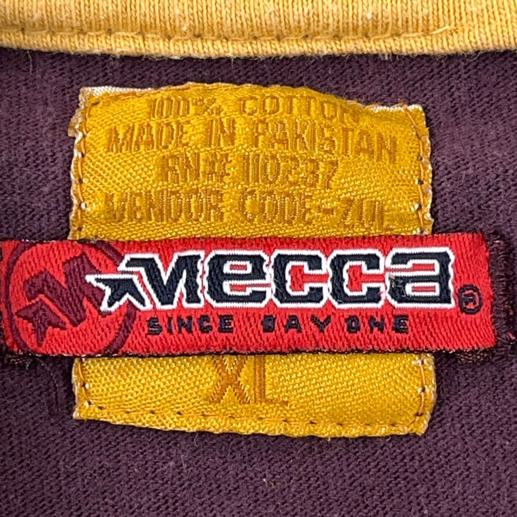 Vintage VINTAGE Mecca Graphic T-Shirt Men XL Purple Long Sleeve Hip Hop Grunge Retro Size US XL / EU 56 / 4 - 3 Thumbnail