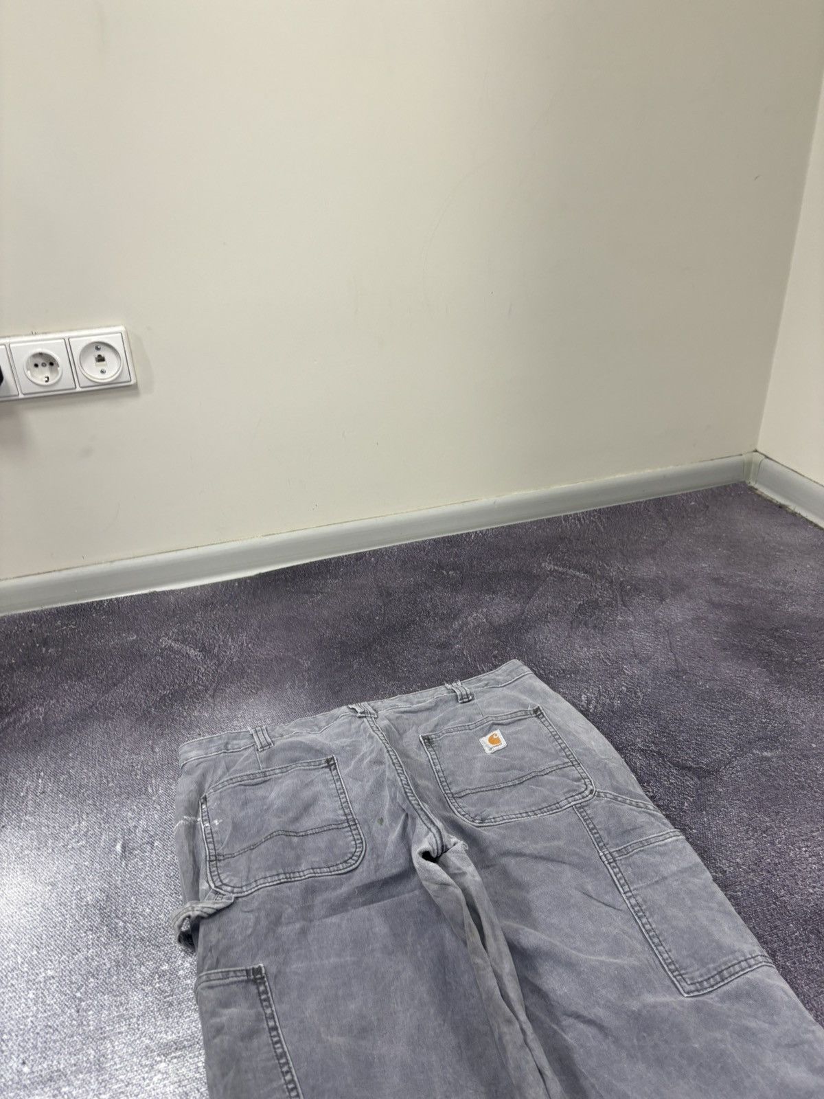 Carhartt Vintage Carhartt USA Distressed Gray Baggy Carpenter Pants Size US 32 / EU 48 - 7 Thumbnail