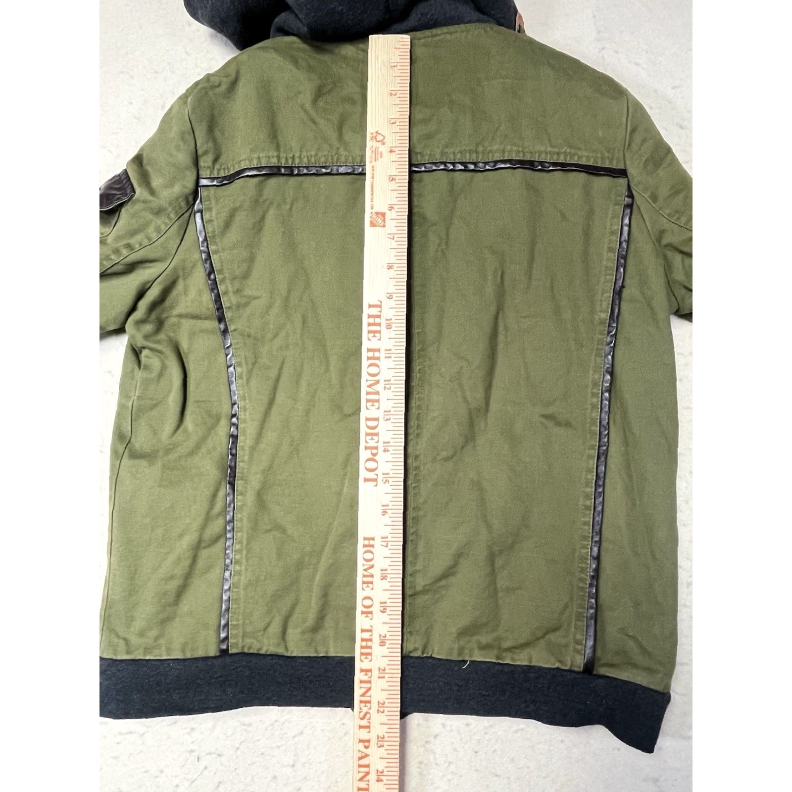Vintage Naketano Green Jacket Womens M Full Zip Fleece Lined Hooded Size M / US 6-8 / IT 42-44 - 4 Thumbnail